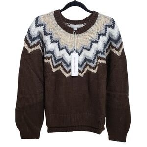 NEW! Krimson Klover Kala Alpaca Wool Sweater Oat Brown